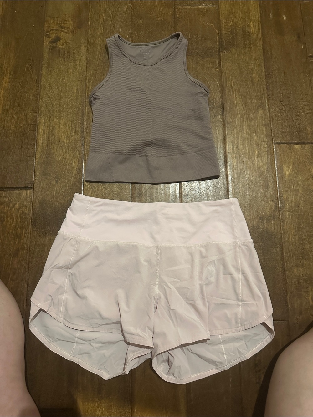 lululemon athletica Pale Pink Athletic Shorts